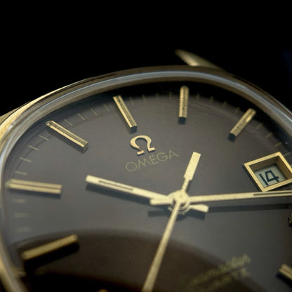OMEGA Seamaster Quartz Gold Ultra Rare Brown Dial [REF. 196.0150]