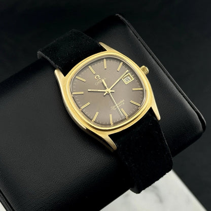 OMEGA Seamaster Quartz Gold Ultra Rare Brown Dial [REF. 196.0150]