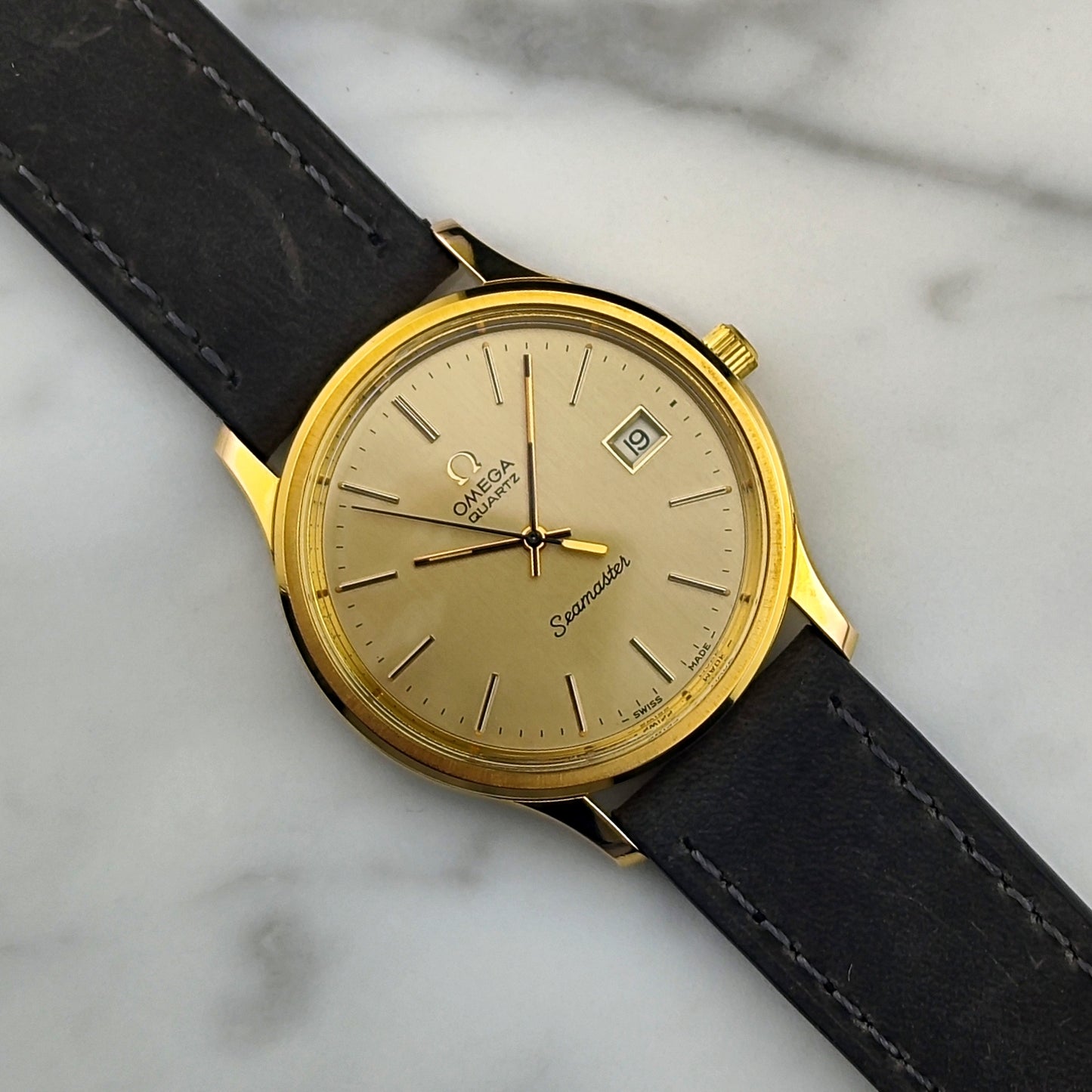 OMEGA Seamaster Quartz Gold Mint [REF. 196.0106]