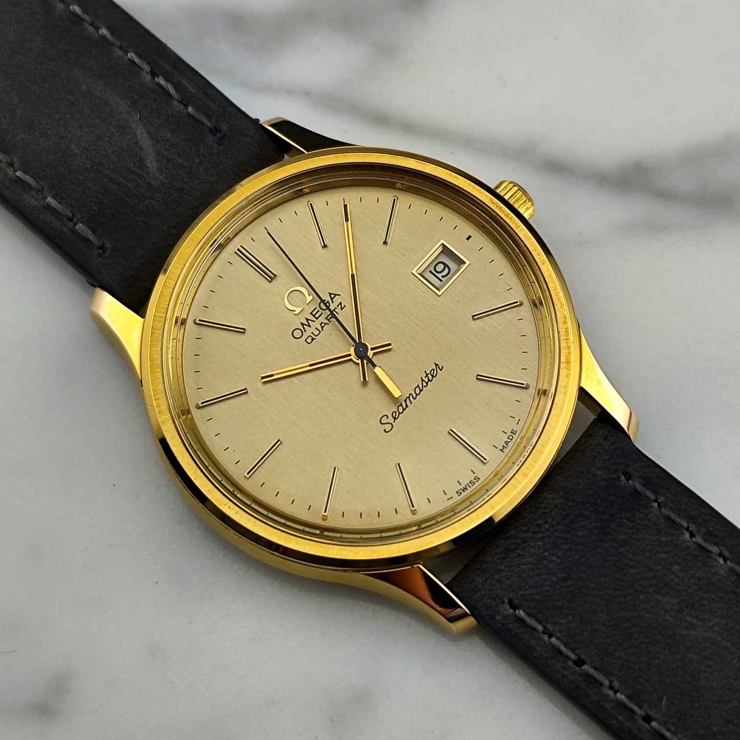 OMEGA Seamaster Quartz Gold Mint [REF. 196.0106]