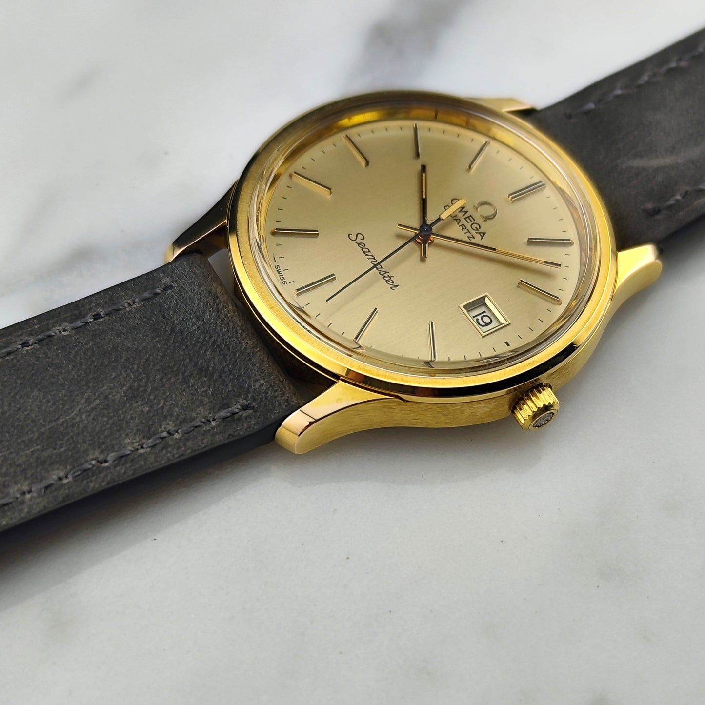 OMEGA Seamaster Quartz Gold Mint [REF. 196.0106]