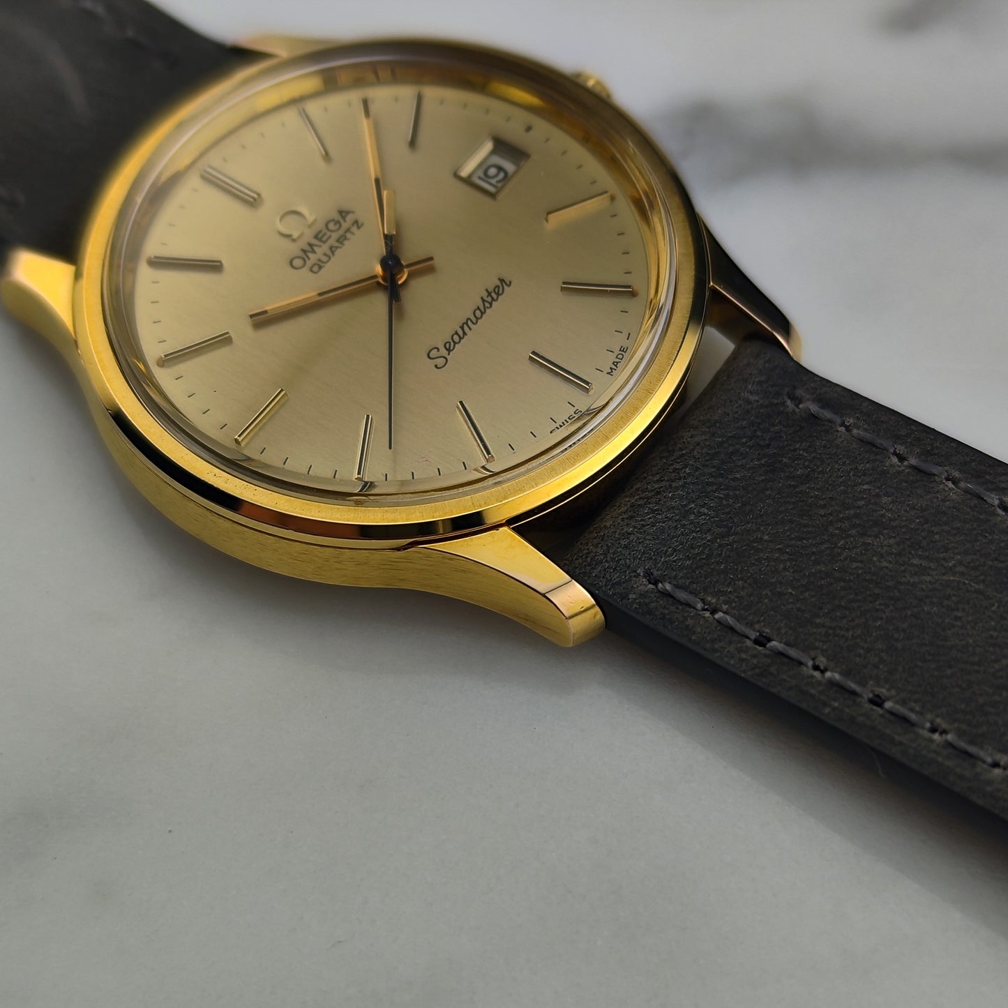 OMEGA Seamaster Quartz Gold Mint [REF. 196.0106]
