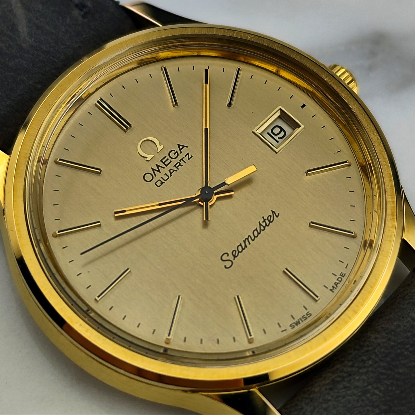 OMEGA Seamaster Quartz Gold Mint [REF. 196.0106]