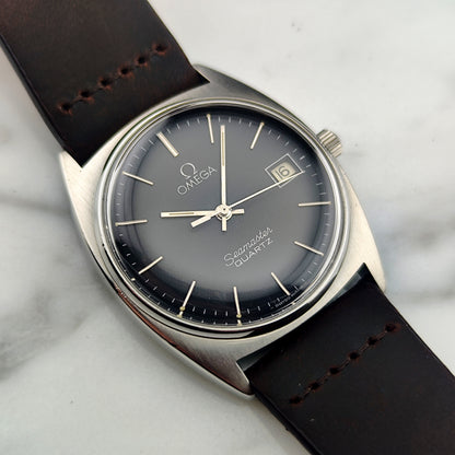 OMEGA Seamaster Quartz Grey Black Special Dial 1978 [REF. 196.0186]