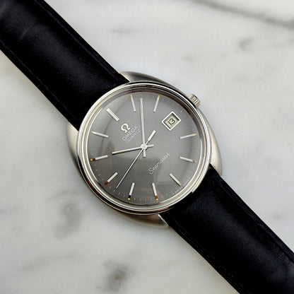 OMEGA Seamaster Quartz Grey Dial Signed Crystal 1976 [REF. 196.0076]