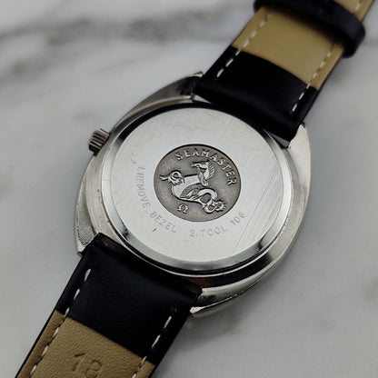 OMEGA Seamaster Quartz Grey Dial Signed Crystal 1976 [REF. 196.0076]