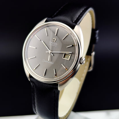 OMEGA Seamaster Quartz Grey Dial Signed Crystal 1976 [REF. 196.0076]