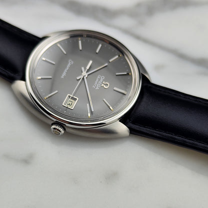 OMEGA Seamaster Quartz Grey Dial Signed Crystal 1976 [REF. 196.0076]