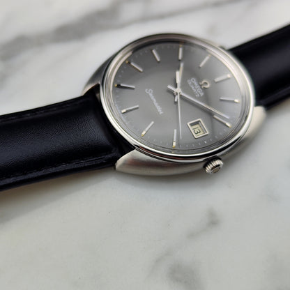 OMEGA Seamaster Quartz Grey Dial Signed Crystal 1976 [REF. 196.0076]