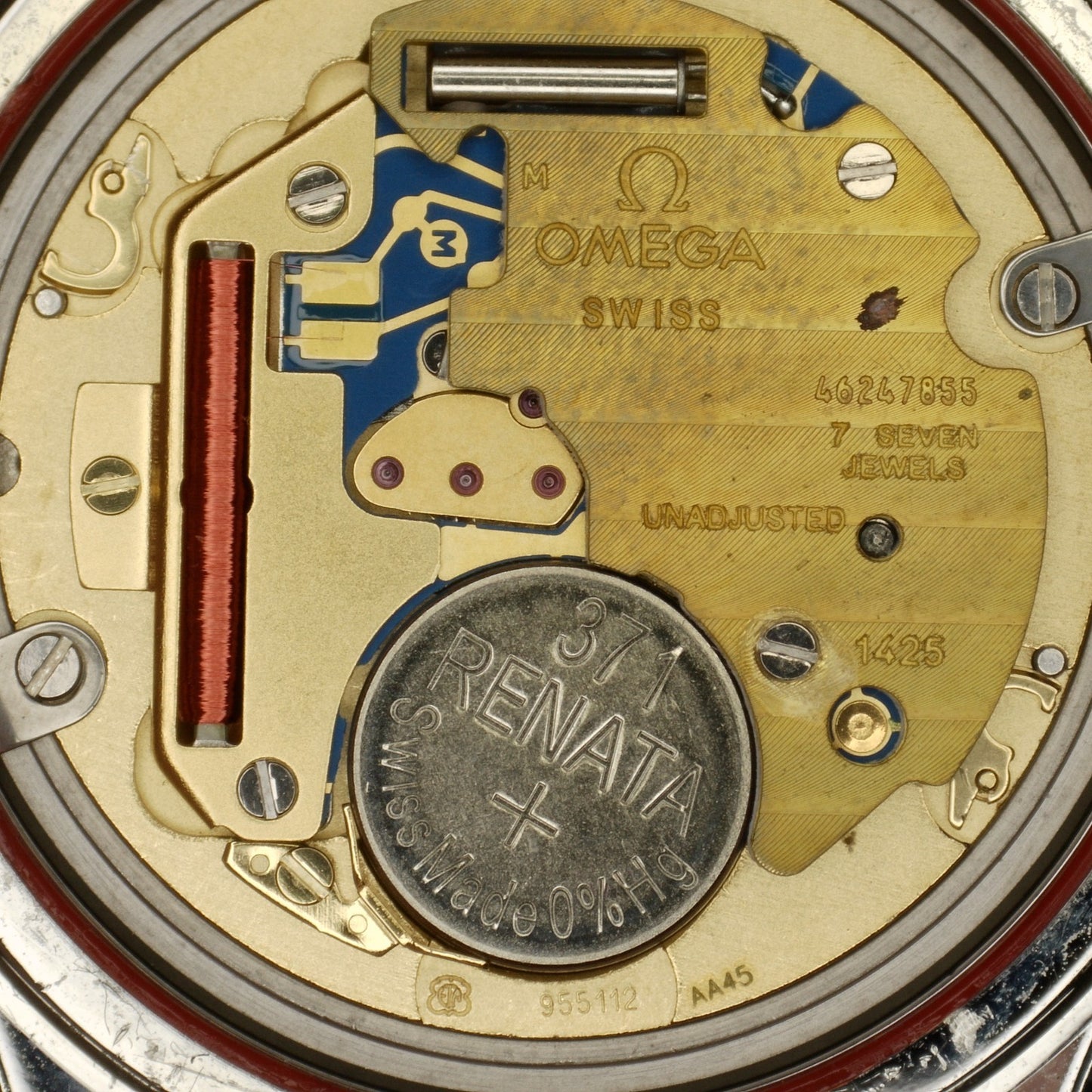 OMEGA Seamaster Quartz Rare Blue Tapestry Dial 1982 [REF. 196.0545]