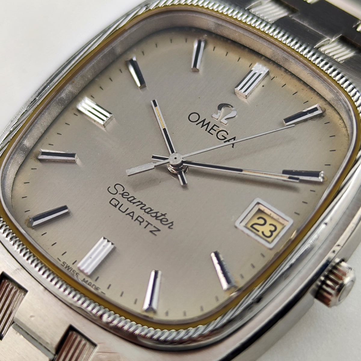Omega Seamaster Quartz Steel Rare Date 1980 [REF. 196.0136]