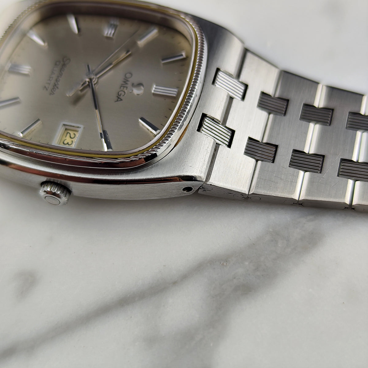 Omega Seamaster Quartz Steel Rare Date 1980 [REF. 196.0136]