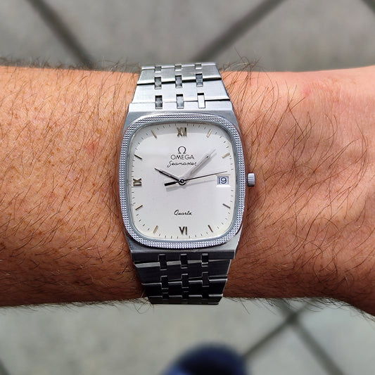 OMEGA Seamaster Quartz White Dial Roman Date 1984 [REF. 196.0276]