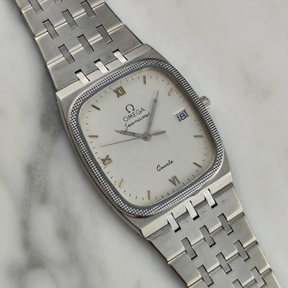 OMEGA Seamaster Quartz White Dial Roman Date 1984 [REF. 196.0276]