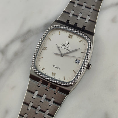 OMEGA Seamaster Quartz White Dial Roman Date 1984 [REF. 196.0276]