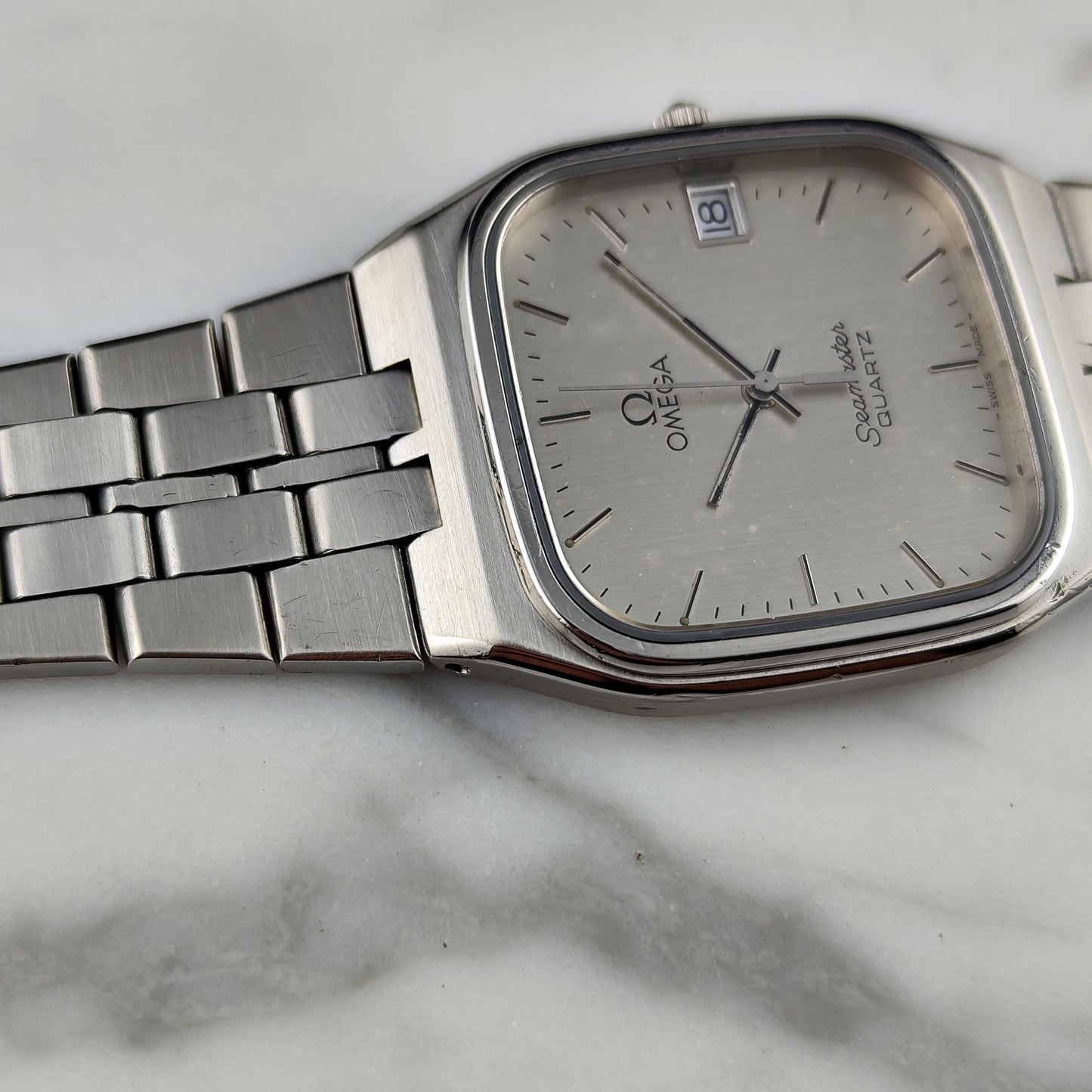 Omega Seamaster Quartz Silver Steel 1980 [REF. 196.0196]