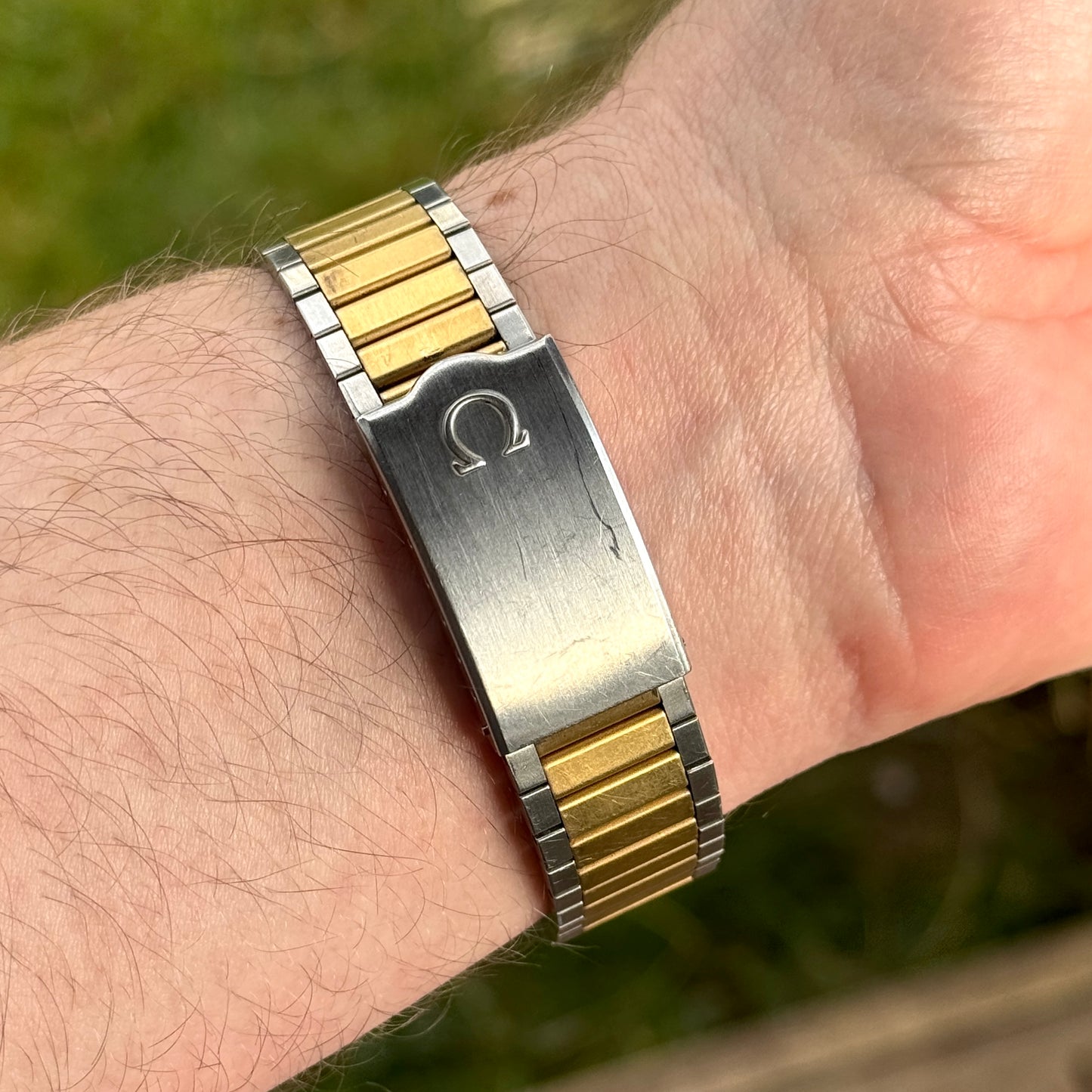 OMEGA Seamaster Quartz Two-Tone France Day-Date 1976 Super Rare [REF. 196.0131]