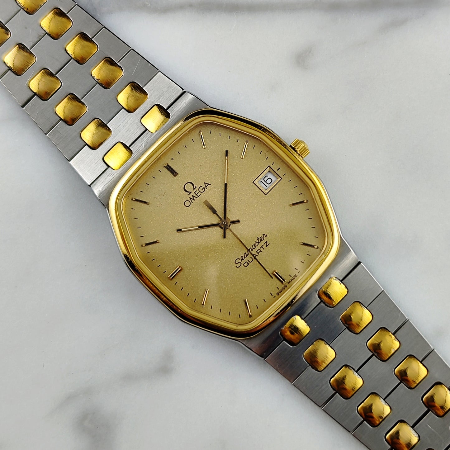 OMEGA Seamaster Quartz Two-Tone Sparkling Dial [REF. 196.0279]