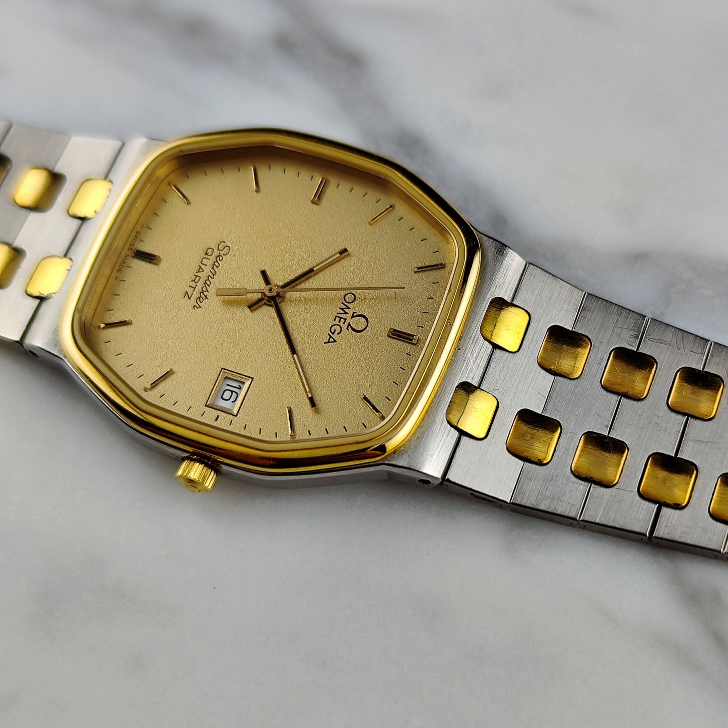 OMEGA Seamaster Quartz Two-Tone Sparkling Dial [REF. 196.0279]