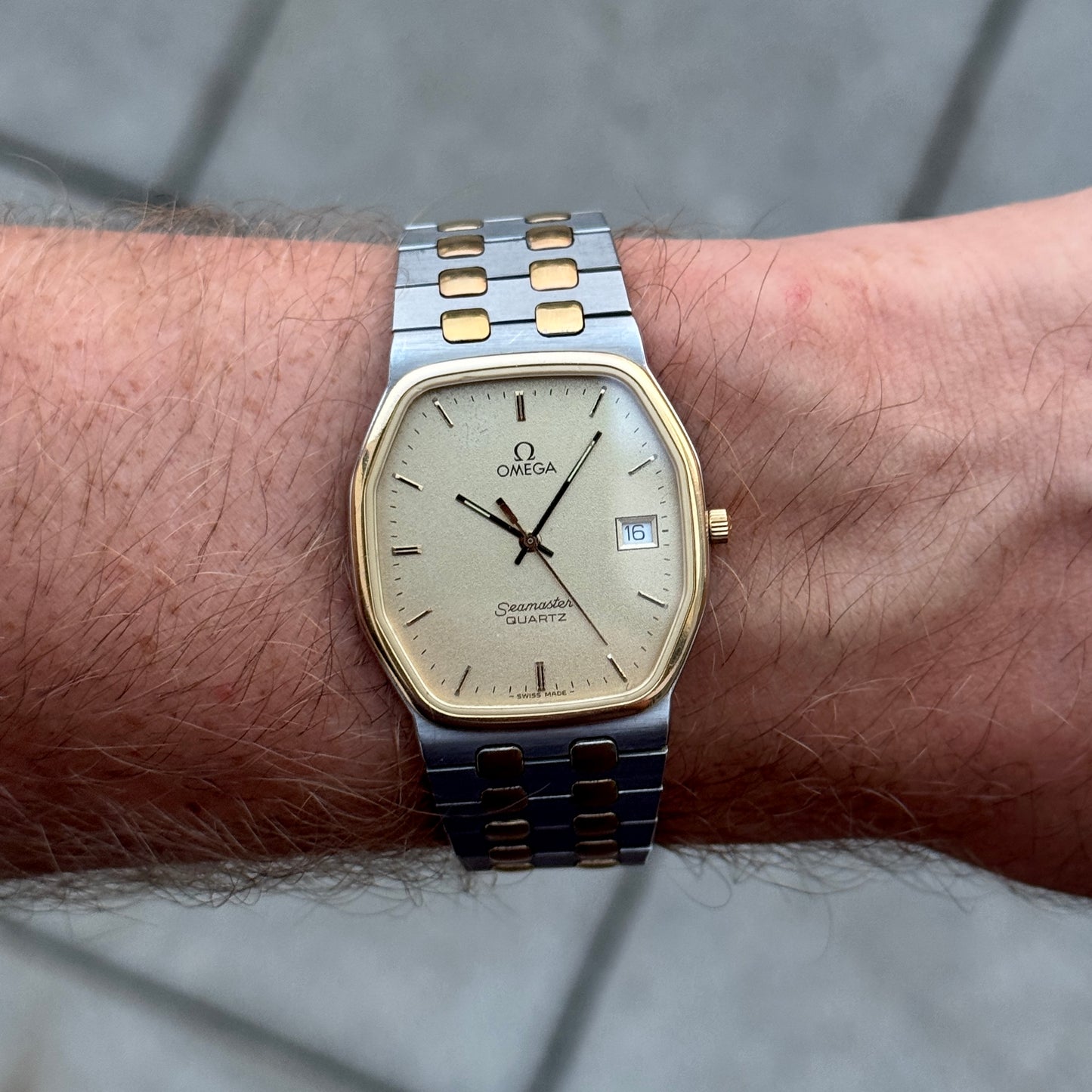 OMEGA Seamaster Quartz Two-Tone Sparkling Dial [REF. 196.0279]