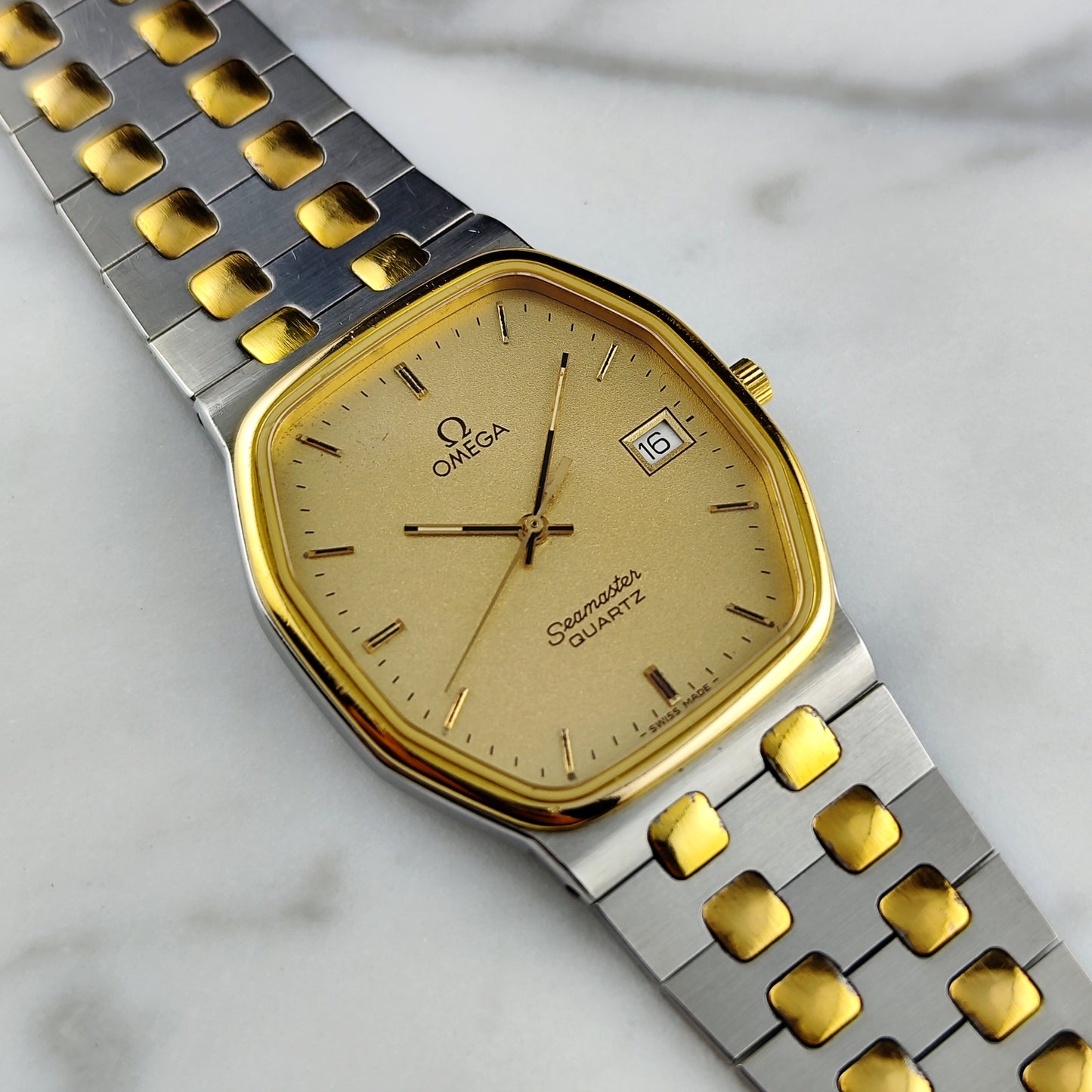 OMEGA Seamaster Quartz Two-Tone Sparkling Dial [REF. 196.0279]