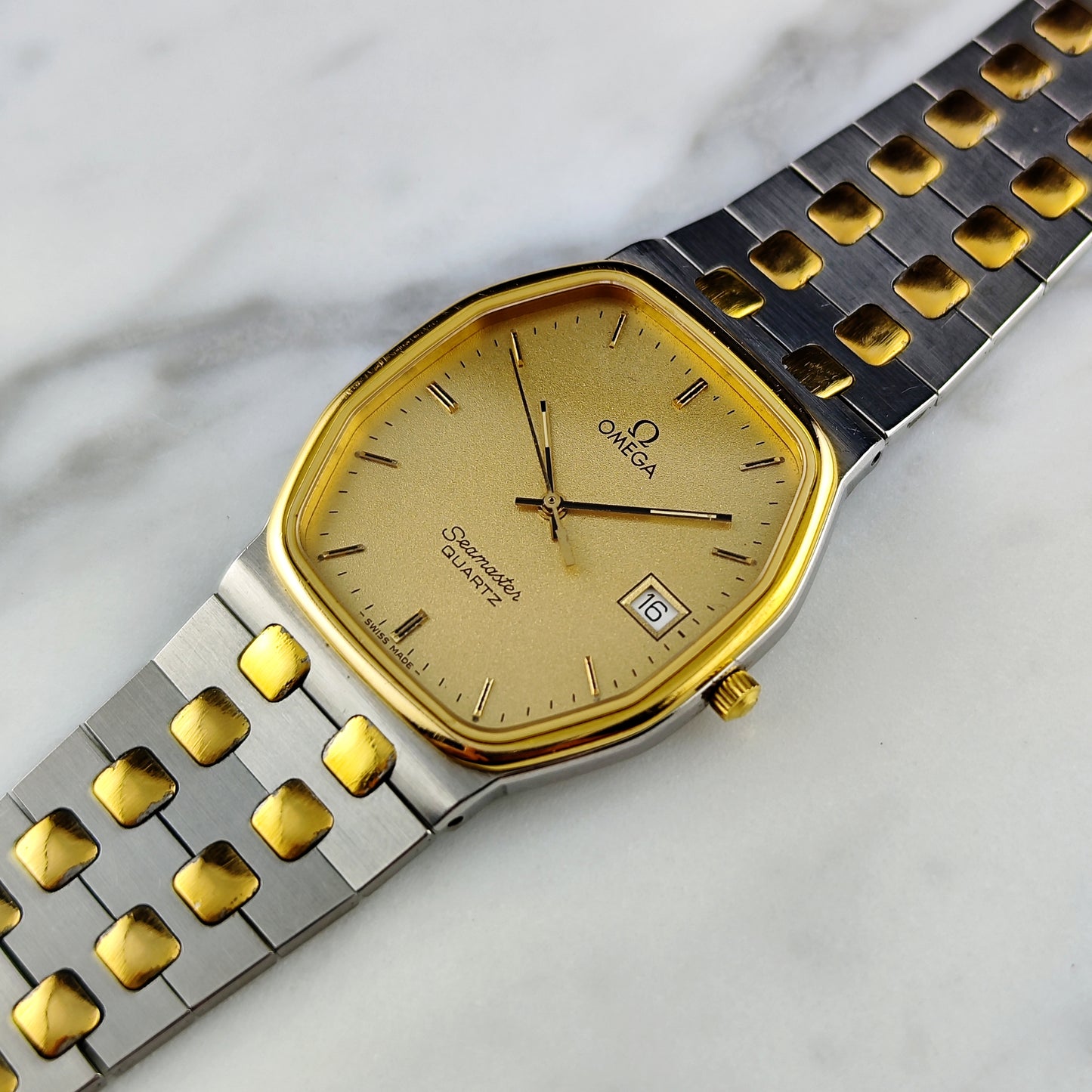 OMEGA Seamaster Quartz Two-Tone Sparkling Dial [REF. 196.0279]