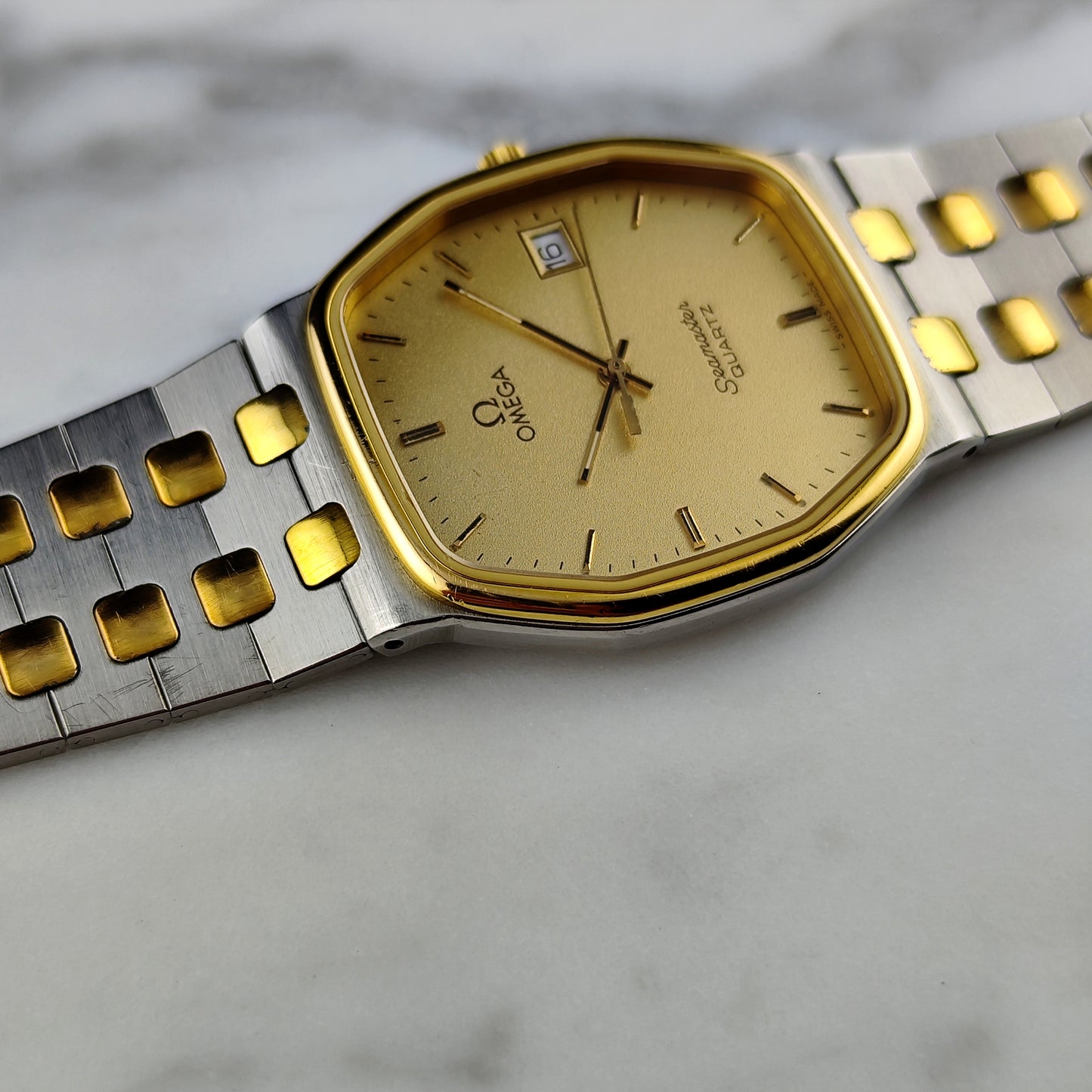 OMEGA Seamaster Quartz Two-Tone Sparkling Dial [REF. 196.0279]