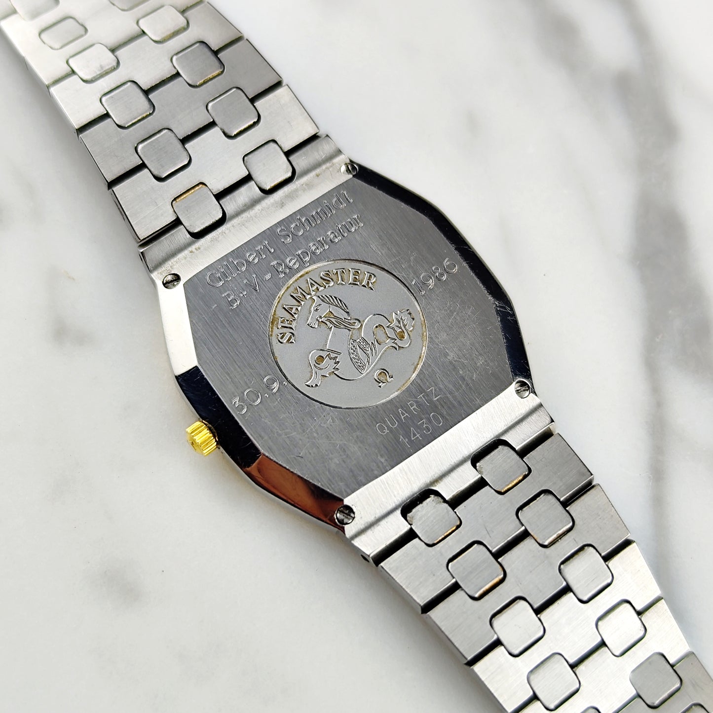 OMEGA Seamaster Quartz Two-Tone Sparkling Dial [REF. 196.0279]