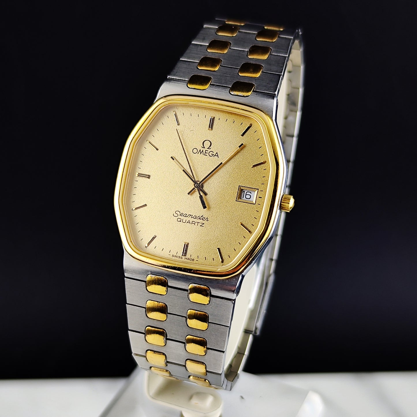 OMEGA Seamaster Quartz Two-Tone Sparkling Dial [REF. 196.0279]