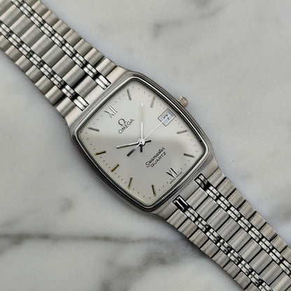 OMEGA Seamaster Quartz White Dial Date 1982 [REF. 196.0289]
