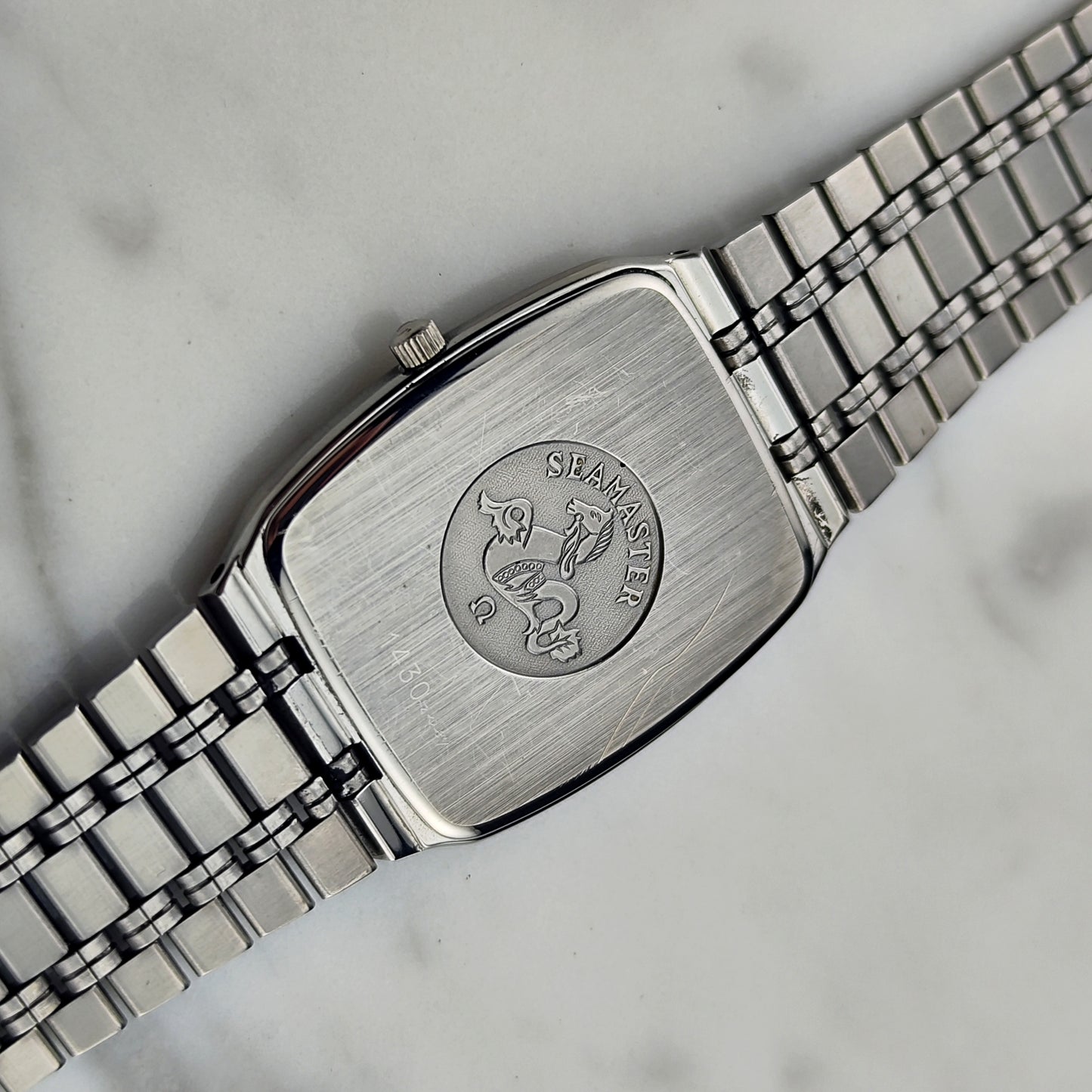 OMEGA Seamaster Quartz White Dial Date 1982 [REF. 196.0289]