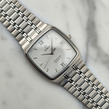 OMEGA Seamaster Quartz White Roman Dial 1982 [REF. 196.0241]