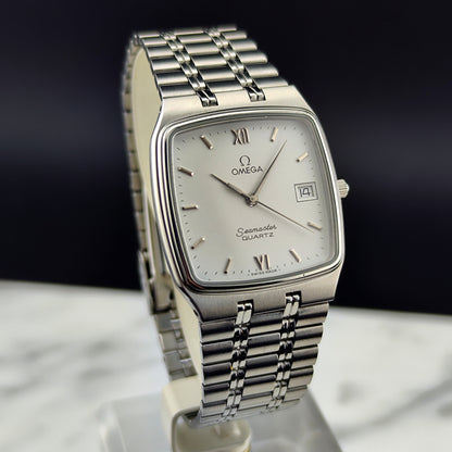 OMEGA Seamaster Quartz White Roman Dial 1982 [REF. 196.0241]