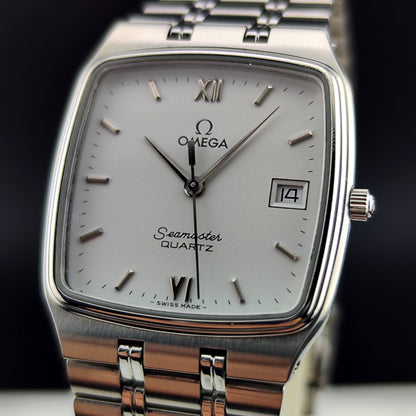 OMEGA Seamaster Quartz White Roman Dial 1982 [REF. 196.0241]
