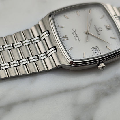 OMEGA Seamaster Quartz White Roman Dial 1982 [REF. 196.0241]