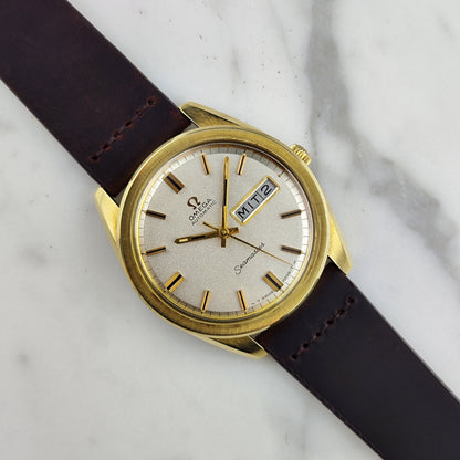 Omega Seamaster Gold White Sparkling Dial German Day-Date 1969 Serviced 09/2026 [REF. 168.032]