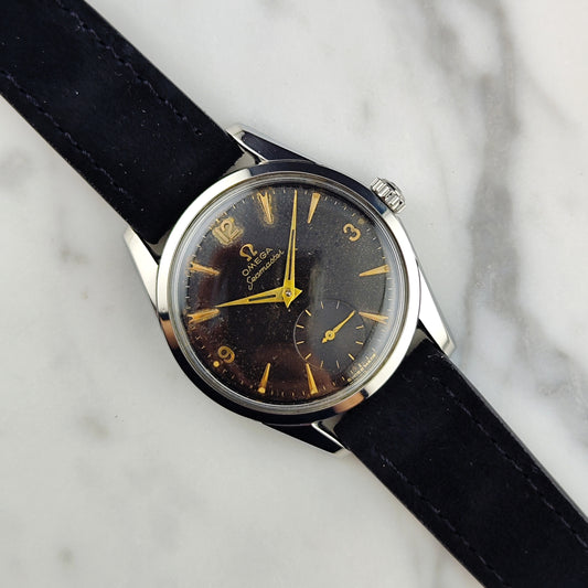 Omega Seamaster Steel Black Dial Gold Numbers 1956 [REF. 2937]