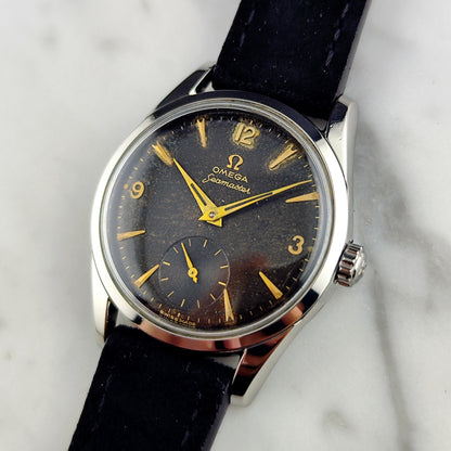 Omega Seamaster Steel Black Dial Gold Numbers 1956 [REF. 2937]