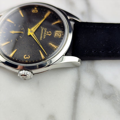 Omega Seamaster Steel Black Dial Gold Numbers 1956 [REF. 2937]