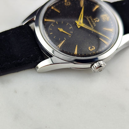 Omega Seamaster Steel Black Dial Gold Numbers 1956 [REF. 2937]