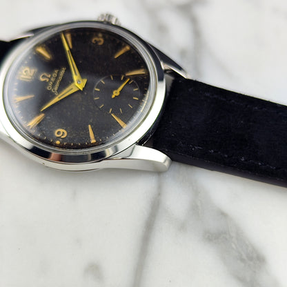 Omega Seamaster Steel Black Dial Gold Numbers 1956 [REF. 2937]