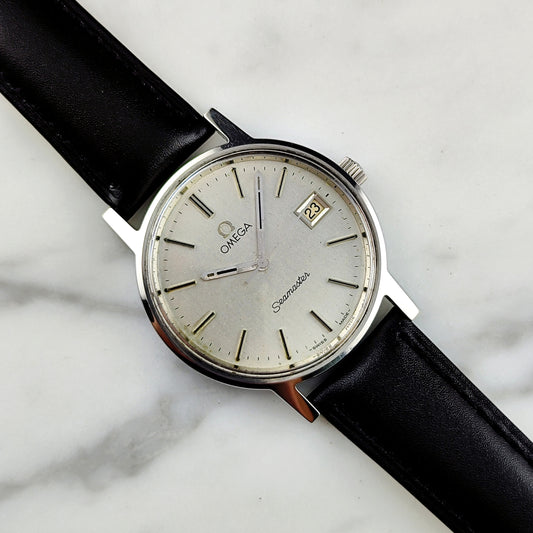 OMEGA Seamaster Silver Date 1975 Serviced 05/2026 [REF. 136.0099]