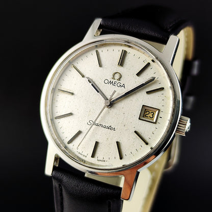 OMEGA Seamaster Silver Date 1975 Serviced 05/2026 [REF. 136.0099]