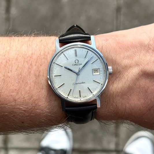 OMEGA Seamaster Silver Date 1975 Serviced 05/2026 [REF. 136.0099]