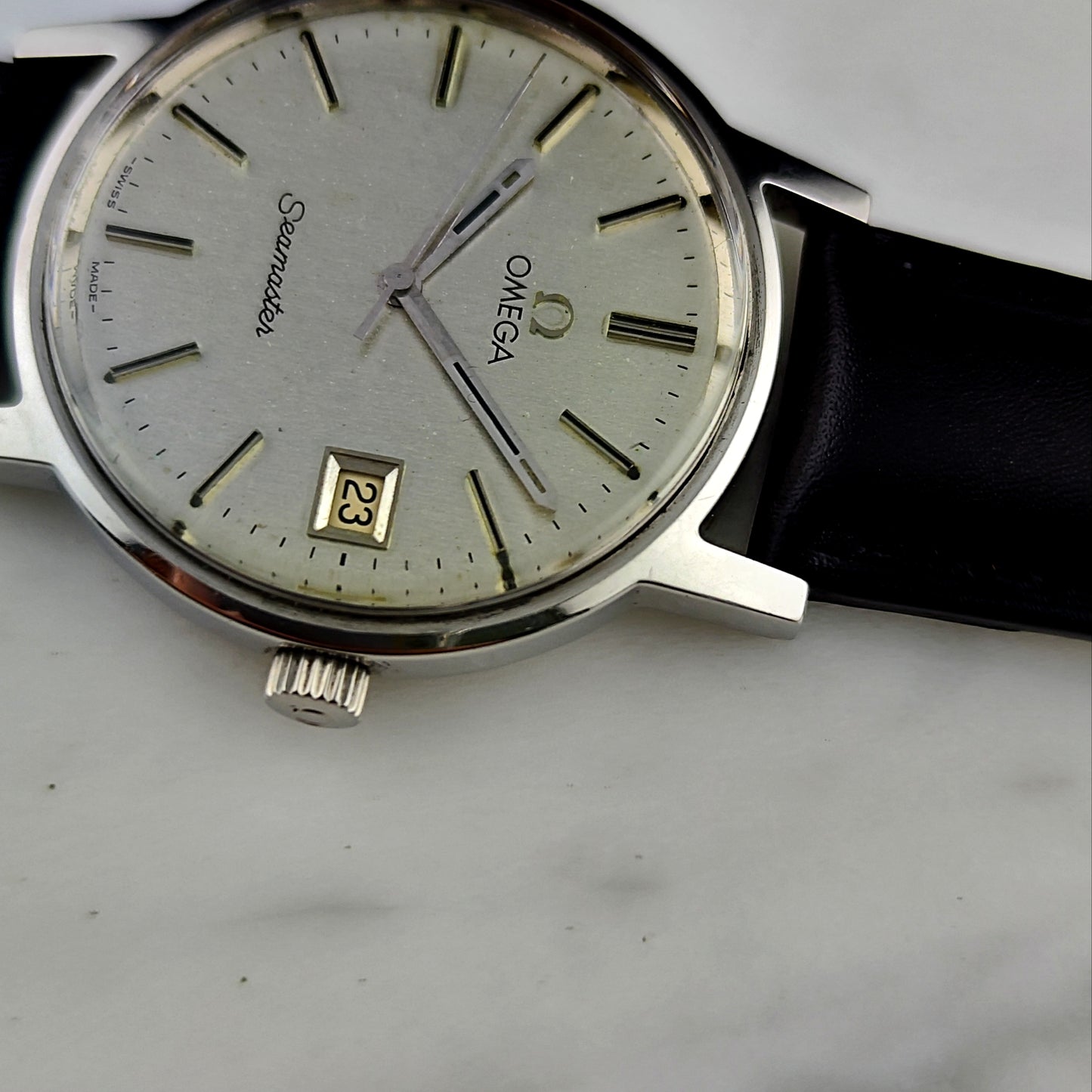 OMEGA Seamaster Silver Date 1975 Serviced 05/2026 [REF. 136.0099]