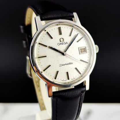 OMEGA Seamaster Silver Date 1975 Serviced 05/2026 [REF. 136.0099]