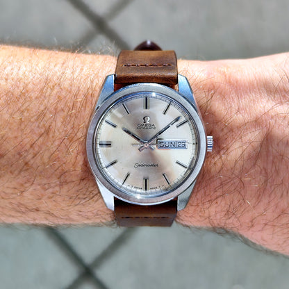 Omega Seamaster Silver Dial Day-Date 1968 Serviced 09/2026 – Bild 2