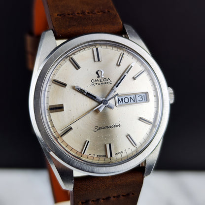 Omega Seamaster Silver Dial Day-Date 1968 Serviced 09/2026 – Bild 5