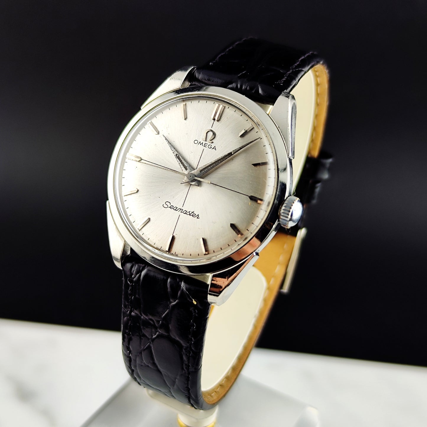 OMEGA Seamaster Steel Silver Crosshair Dial 1956 [REF. 2910]