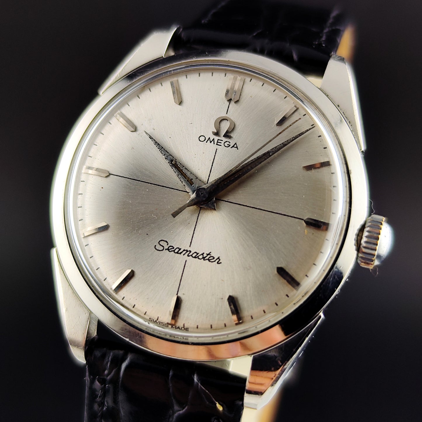 OMEGA Seamaster Steel Silver Crosshair Dial 1956 [REF. 2910]